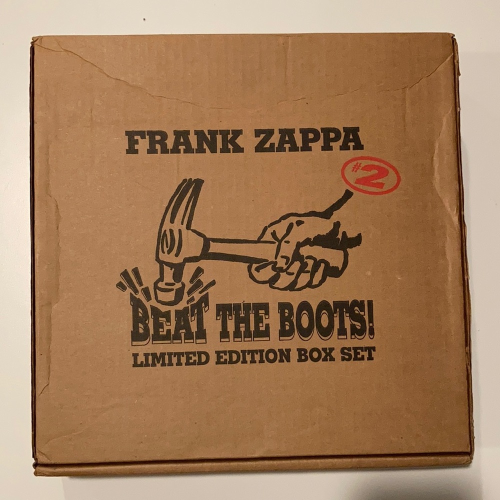 Frank Zappa Wool beret and Beat the boots Pin and scrapbook